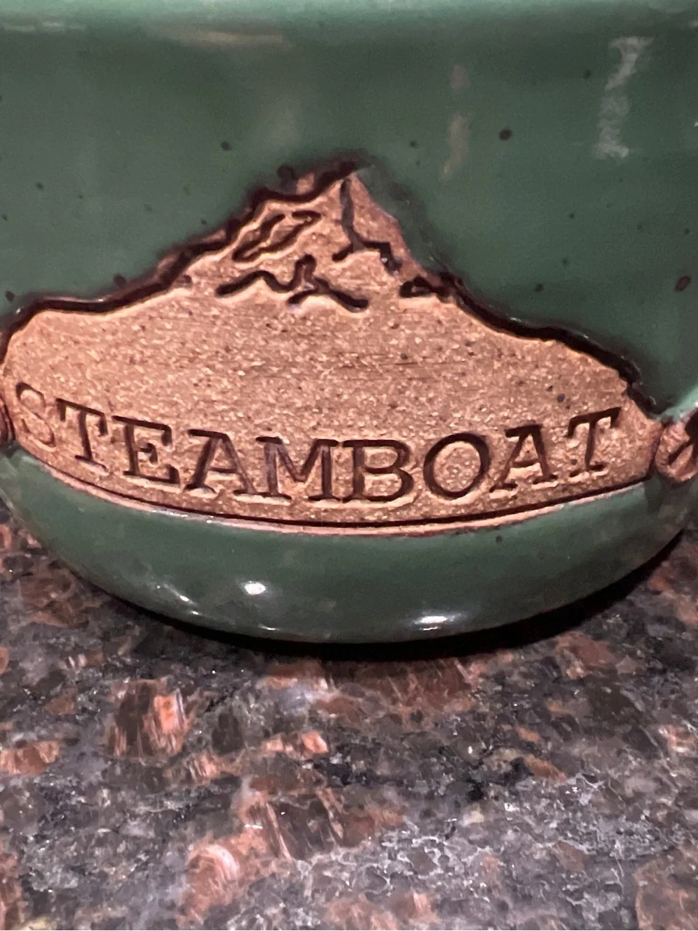 Clay Pen Pottery Steamboat Soup /Coffee Mug Cup Stoneware Colorado Springs